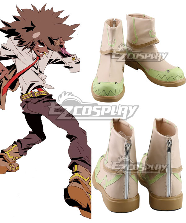 Cannon Busters Philly the Kid Brown Cosplay Shoes