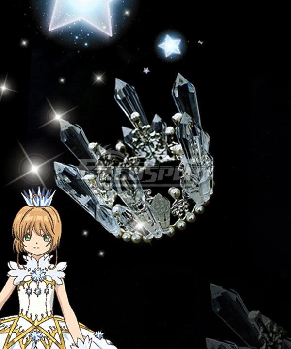 

Cardcaptor Sakura: Clear Card Sakura Kinomoto Ice Snow Angel Crown Cosplay Accessory Prop