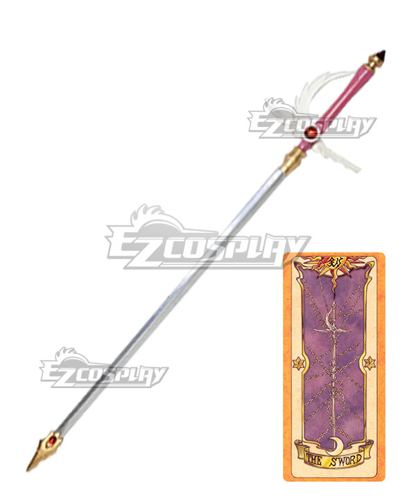 Cardcaptor Sakura Sakura Kinomoto Rika Sasaki Sword Cosplay Weapon Prop