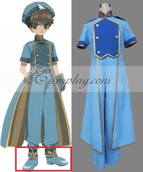 

Cardcaptor Sakura Syaoran Li The Sealed Card Blue Cosplay Shoes