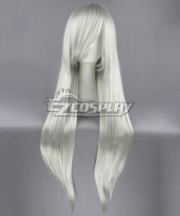 Long silver cosplay wig top