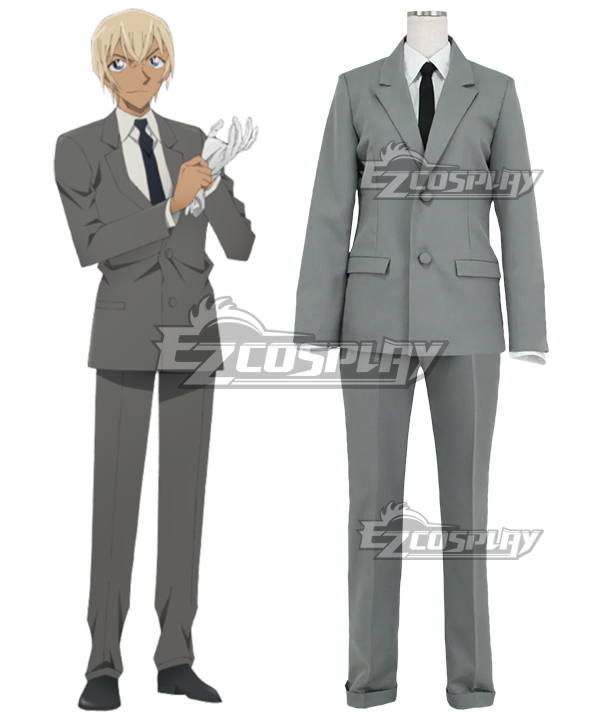Case Closed Detective Conan Rei Furuya Tooru Amuro Suit Cosplay Costume