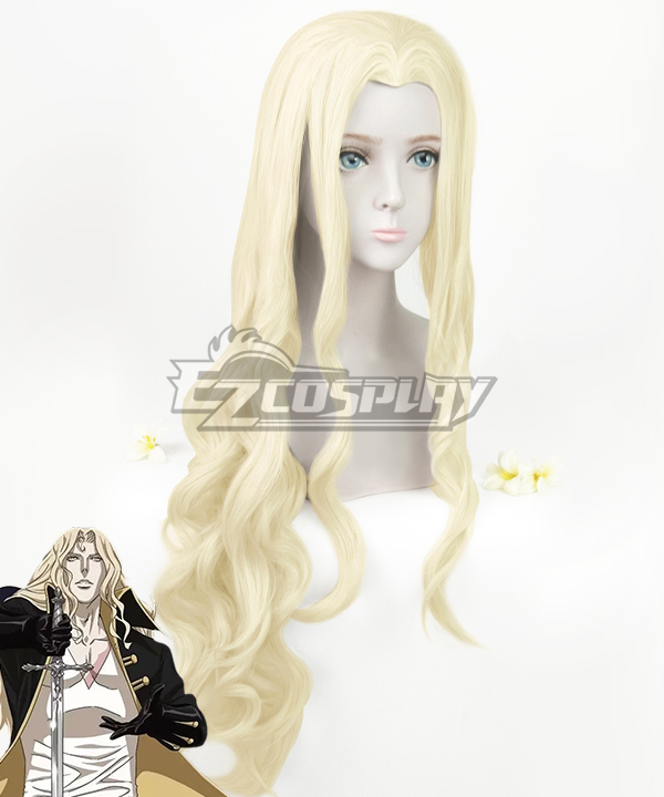 Castlevania: Nocturne Alucard Gold Cosplay Wig