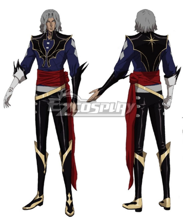 Castlevania Season 2 2018 Anime Hector Cosplay Costume