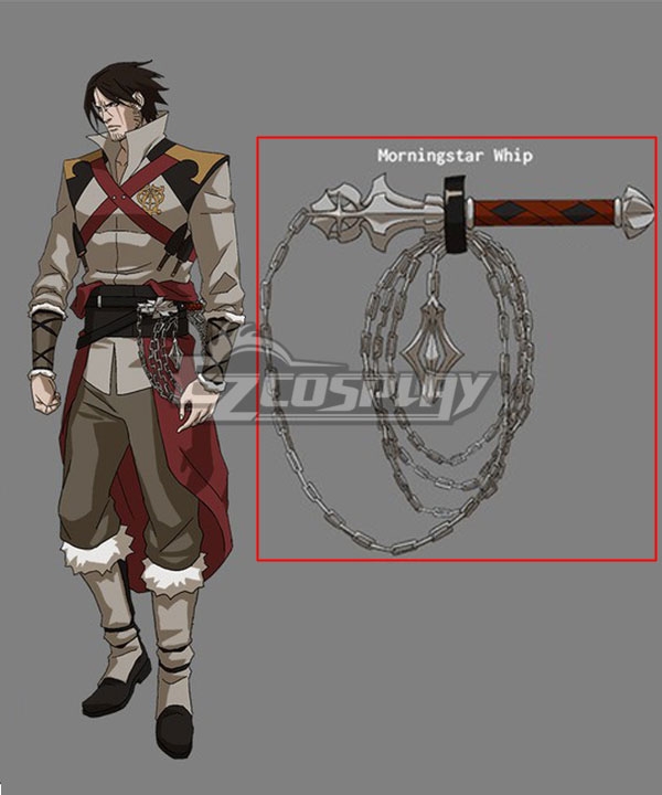 

Castlevania Season 2 2018 Anime Trevor Belmont Morningstar Whip Cosplay Weapon Prop