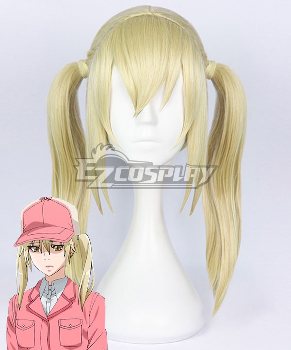 

Cells At Work Hataraku Saibo Eosinophil Golden Cosplay Wig