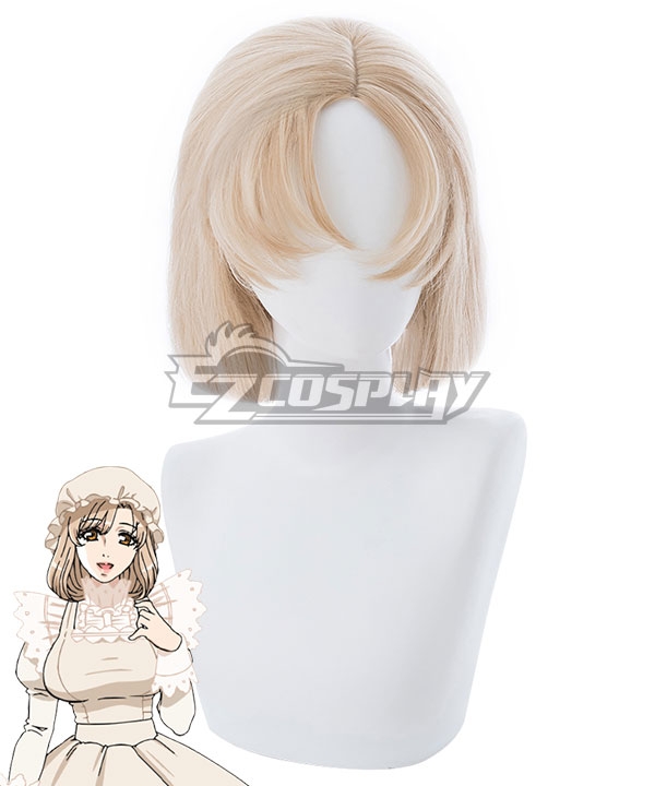 Cells At Work Macrophage Light Yellow Cosplay Wig 468D