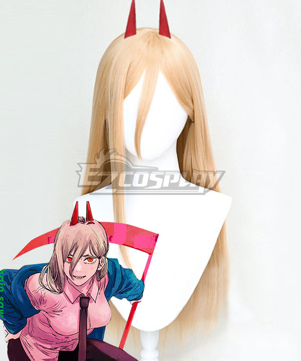 Chainsaw Man Power Golden Cosplay Wig