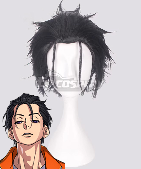 Charisma Fumiya Ito Black Cosplay Wig