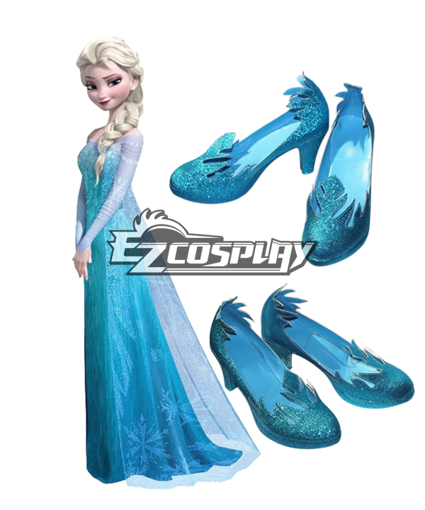Frozen Elsa Disney Cosplay Shoes