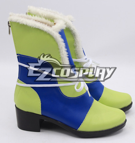 DRAMAtical Murder ノイズ 衣装 靴 DMMD Dramatical Murder Noiz Blue And Green Cosplay Shoes