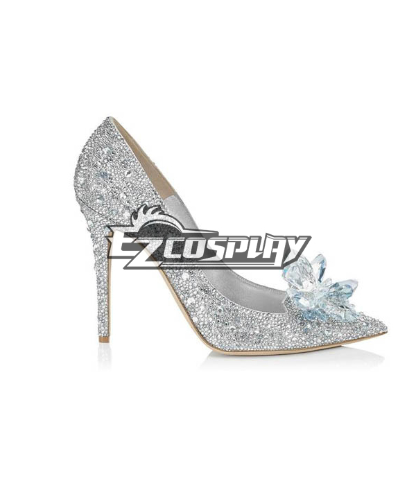 2015 New Fashion Cinderella High Heels Crystal Diamond