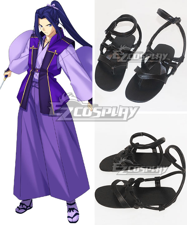 Fate Stay Night Unlimited Blade Works UBW Kojirou Sasaki Assassin New Sword Flat Boots Cosplay Shoes