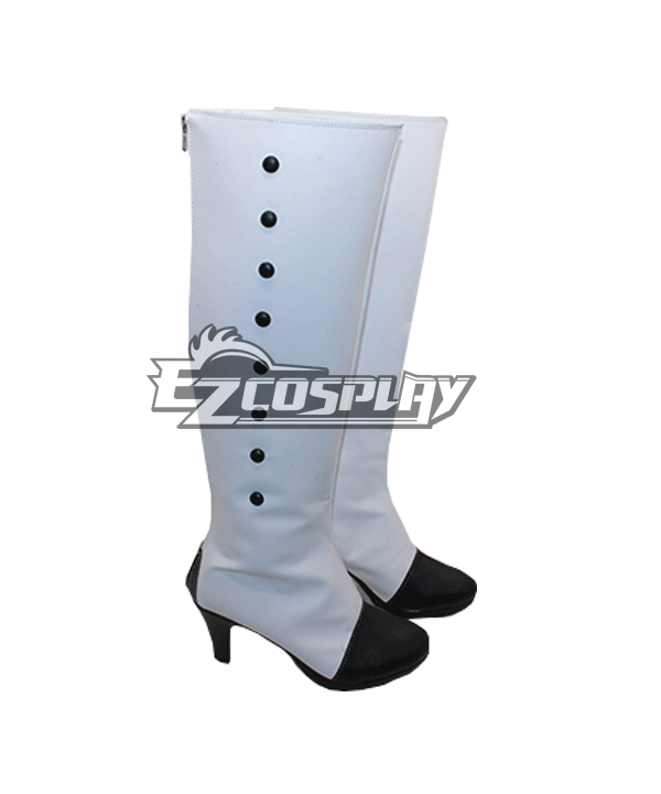 Red White Black Yellow Neopolitan Neo White Shoes Cosplay Boots