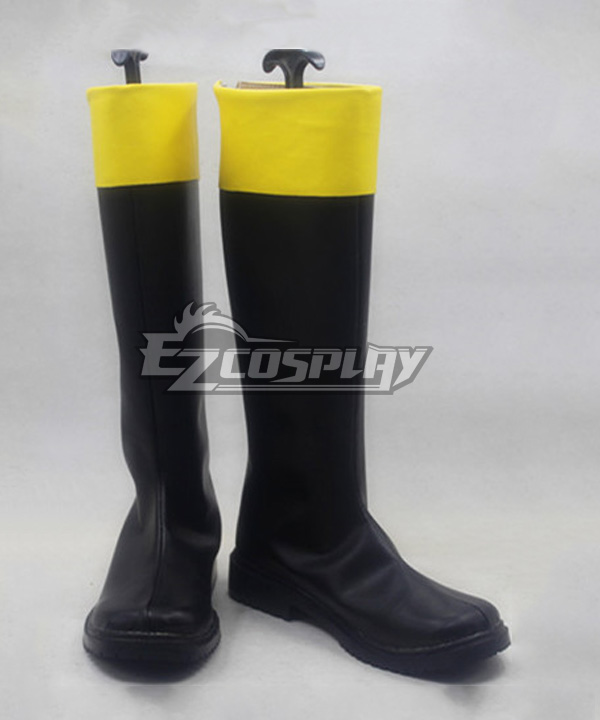 

Gintama Fusako Okita Sougo Black Shoes Cosplay Boots