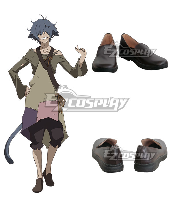 

Rokka Braves of the Six Flowers Rokka no Yusha Hans Humpty Hansu Hanputi Brown Cosplay Shoes