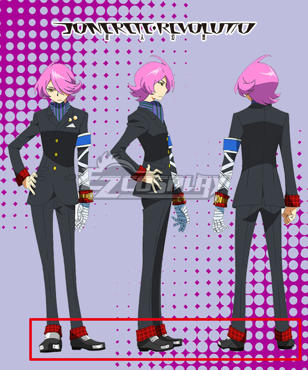 

Concrete Revolutio Konkuriito Reborutio Choujin Gensou Hitoyoshi Jirou Black Cosplay Shoes