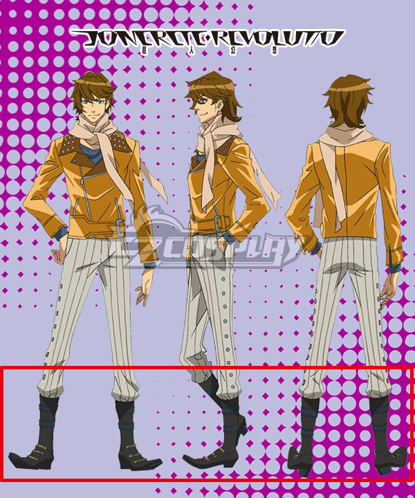 

Concrete Revolutio Konkuriito Reborutio Choujin Gensou Yoshimura Hyouma Brown Cosplay Boots