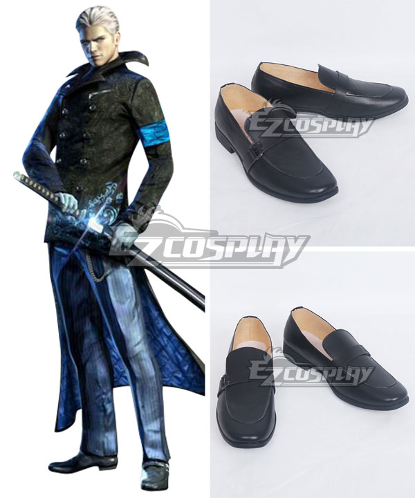 Devil May Cry 5 Vergil Cosplay Costume Leather Full Set