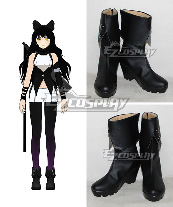 

RWBY Team RWBY Blake Belladonna Black Shoes Cosplay Boots