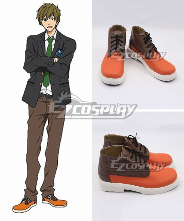 

Free! Tachibana Makoto Orange Cosplay Shoes