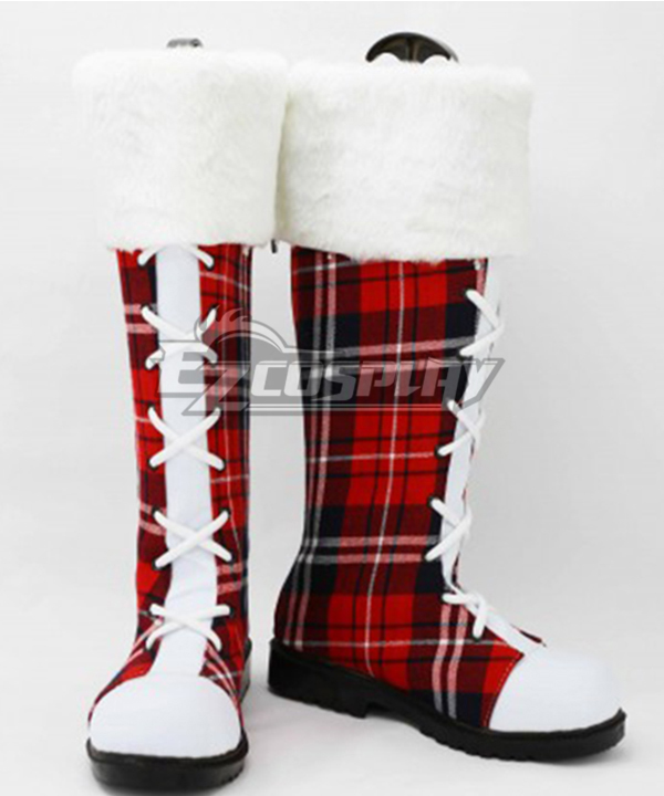 LoveLive! Love Live Christmas Boots Cosplay Red Shoes Version C