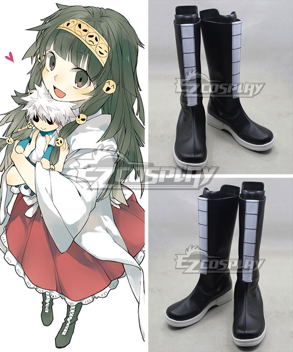 

Hunter X Hunter Aruka Zorudikku Alluka Zoldyck Black Cosplay Boots