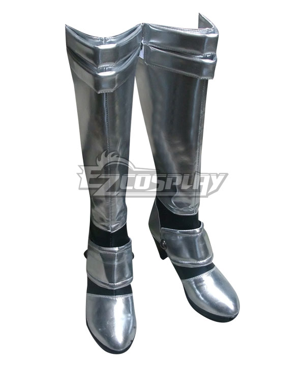 Fate Stay Night Fate Zero Saber Altria Pendragon King Arthur Silver Shoes Cosplay Boots A Edition