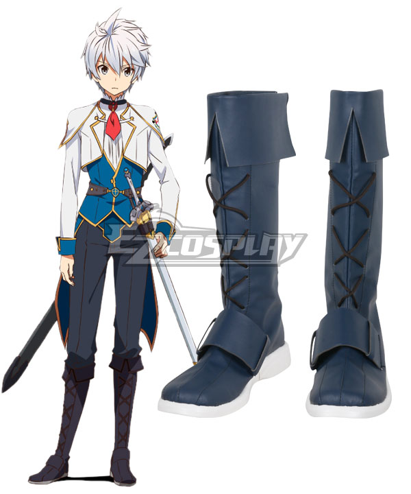 Undefeated Bahamut Chronicle Lux Arcadia Celistia Ralgris Blue Shoes Cosplay Boots
