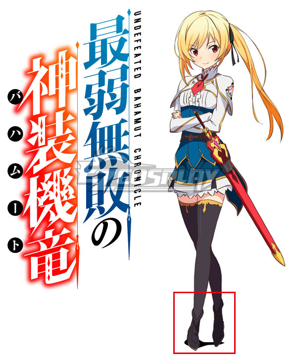 Undefeated Bahamut Chronicle Lisesharte Atismata Krulcifer Einfolk Philuffy Aingram Airi Arcadia Black Cosplay Shoes