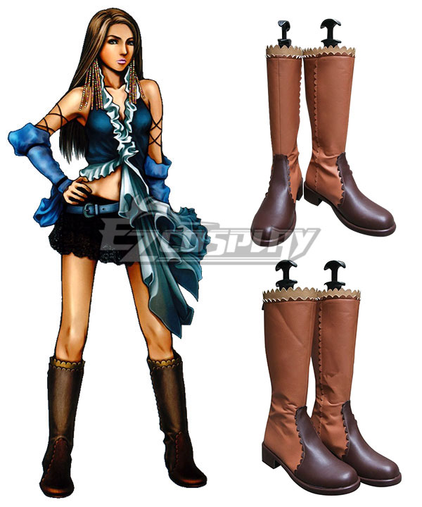 Final Fantasy X-2 Yuna FF10 Lenne Cosplay Shoes Cosplay Boots