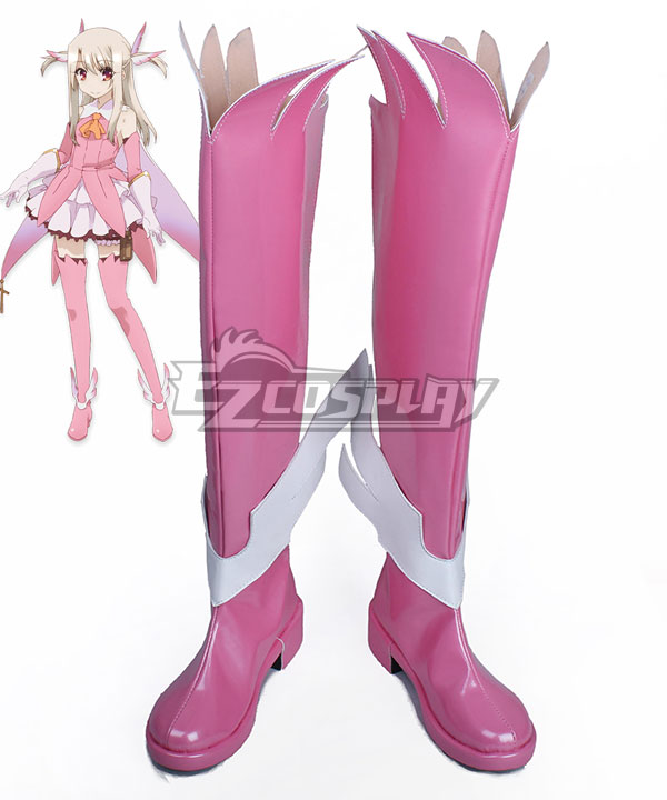 

Fate Kaleid Liner Prisma Illya Illyasviel von Einzbern Pink Shoes Cosplay Boots