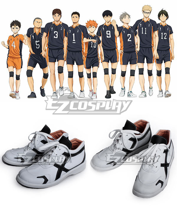 

Haikyu!! Karasuno High School's Volleyball Club White Cosplay Shoes