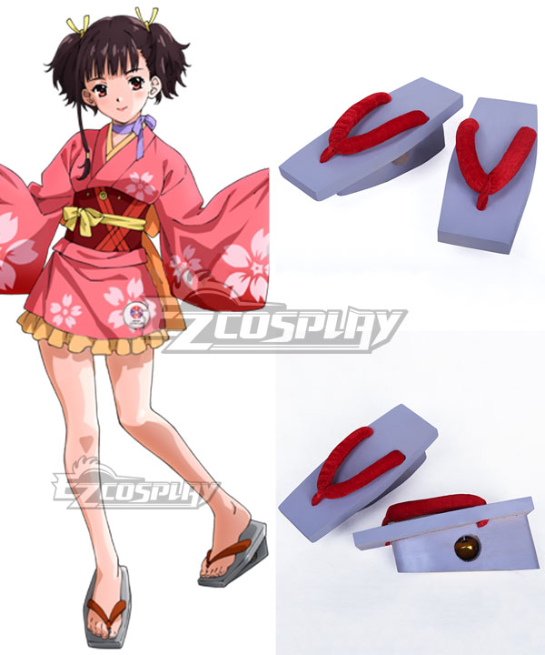 

Kabaneri of the Iron Fortress Mumei Kimono Red Cosplay Shoes