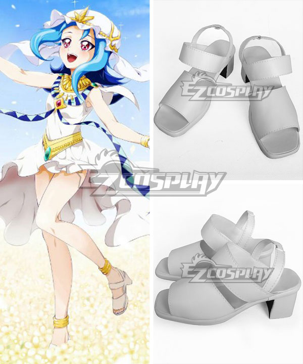 

Yu-Gi-Oh! Yugioh Zexal Rio Kastle Rio Kamishiro White Cosplay Shoes