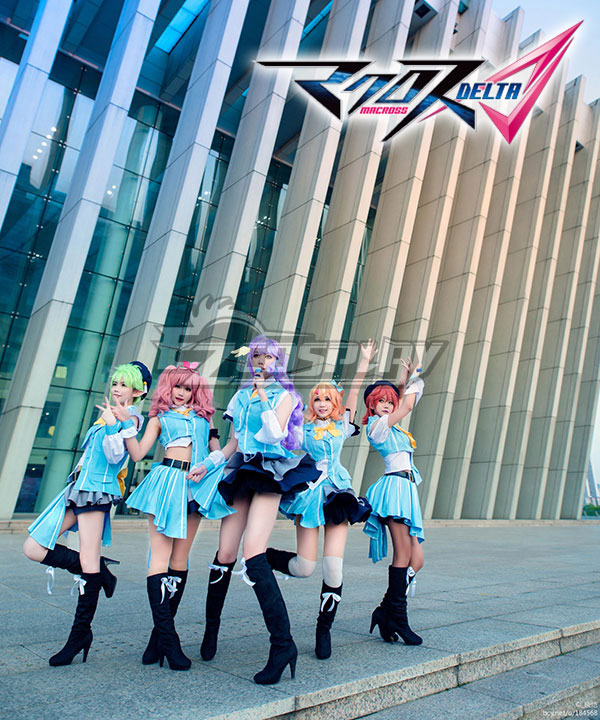 Macross Delta Macross Δ Freyja Wion Blue Cosplay Costume