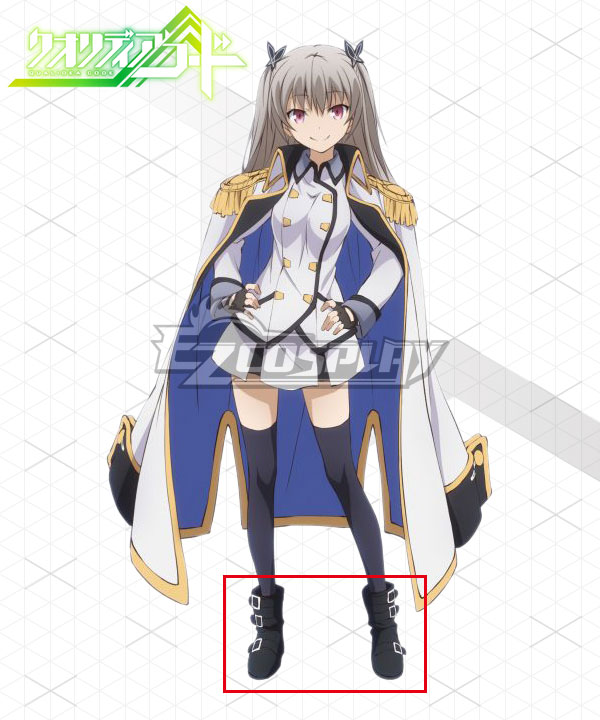 

Qualidea Code Maihime Tenkawa Black Cosplay Shoes