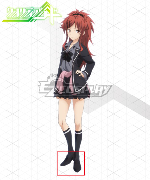 

Qualidea Code Asuha Chigusa Black Cosplay Shoes