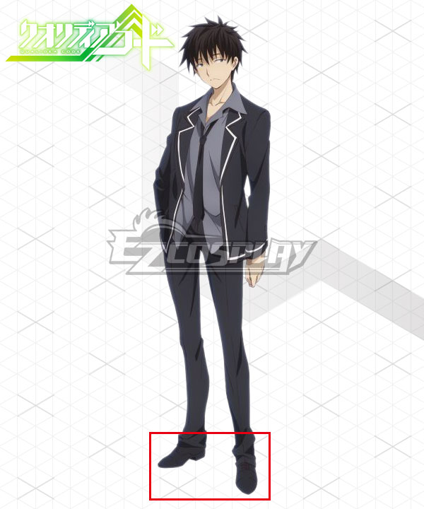 

Qualidea Code Kasumi Chigusa Black Cosplay Shoes