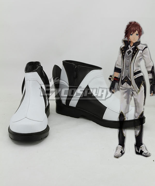 God Eater 2 Protagonist Male White Cosplay Shoes