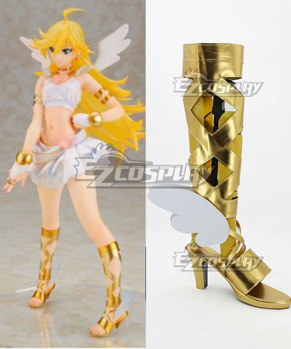 Panty and Stocking with Garterbelt Panty Gold Shoes Cosplay Boots