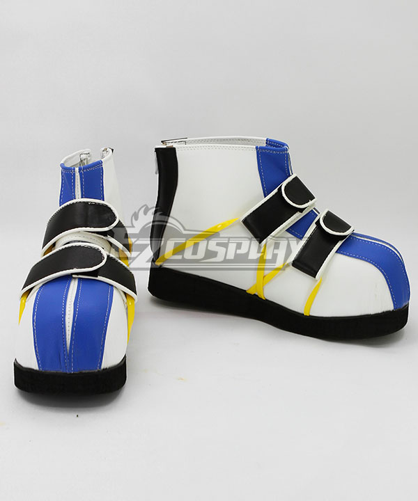 Kingdom Hearts 1 Riku Blue And White Cosplay Shoes