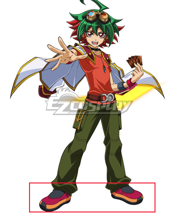 

Yu-Gi-Oh! Yugioh ARC-V Yuya Sakaki Red Cosplay Shoes