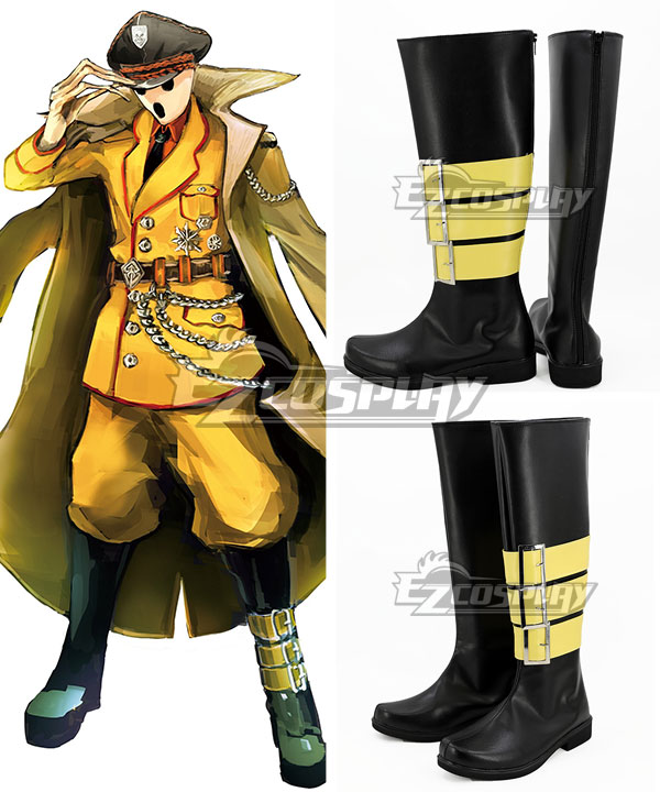 Overlord Pandoras Schauspieler Pandorazu Akuta Schwarze Schuhe Cosplay Stiefel