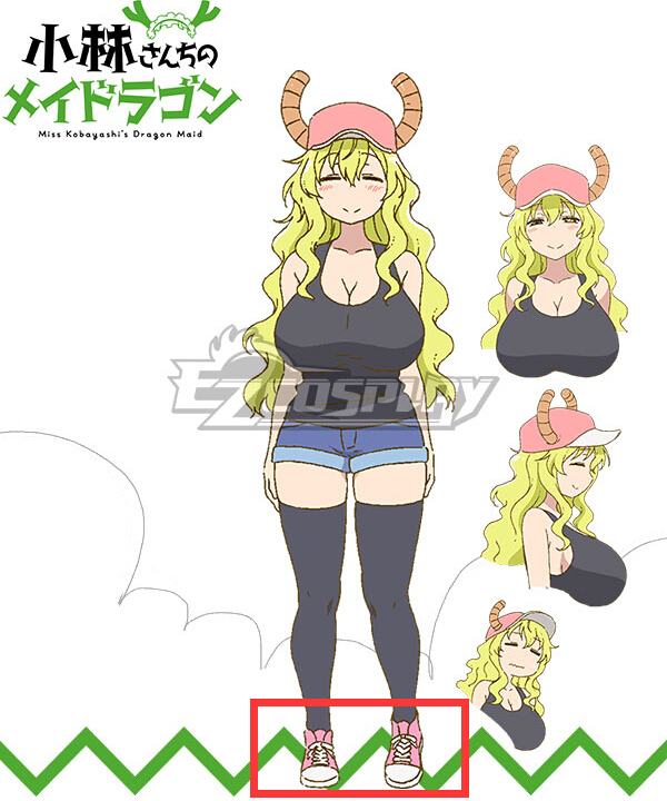 

Miss Kobayashi's Dragon Maid Quetzalcoatl Lucoa Cosplay Shoes