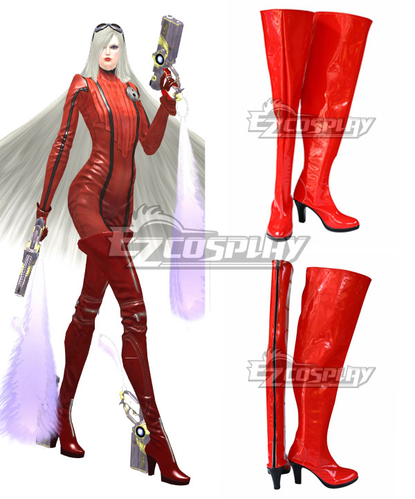 Bayonetta Jeanne Red Shoes Cosplay Boots