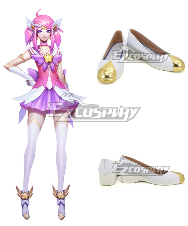 League of Legends LOL Star Guardian Lux Purple Cosplay Shoes