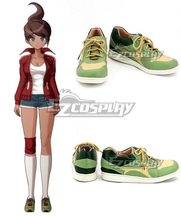 Danganronpa Aoi Asahina Green Cosplay Shoes