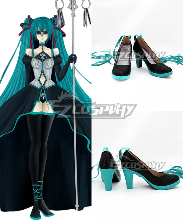 

Vocaloid Hatsune Miku Synchronicity Black Cosplay Shoes