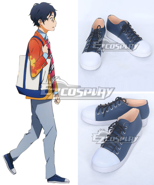 Your Lie in April Kousei Arima Blue Cosplay Shoes